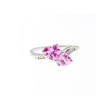 925 Sterling Silver Pink Topaz 