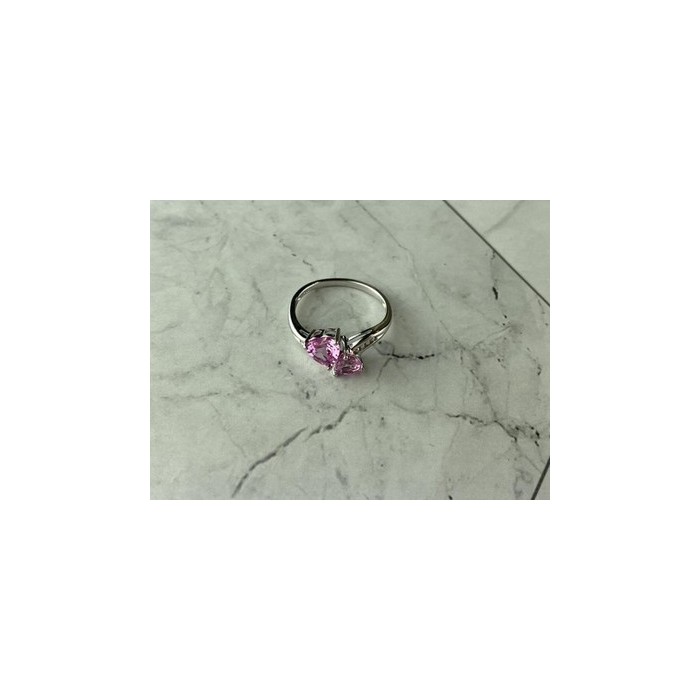 925 Sterling Silver Pink Topaz 