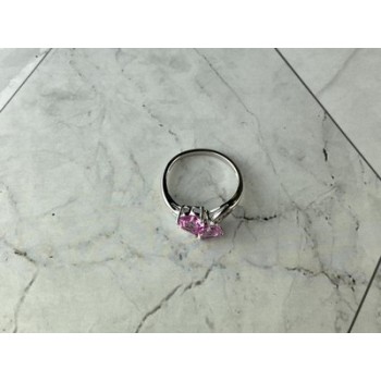 925 Sterling Silver Pink Topaz 