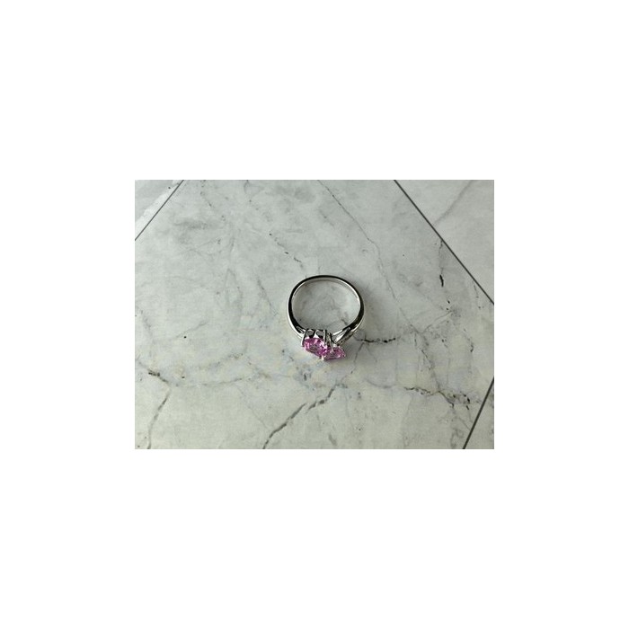 925 Sterling Silver Pink Topaz 