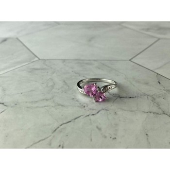 925 Sterling Silver Pink Topaz 