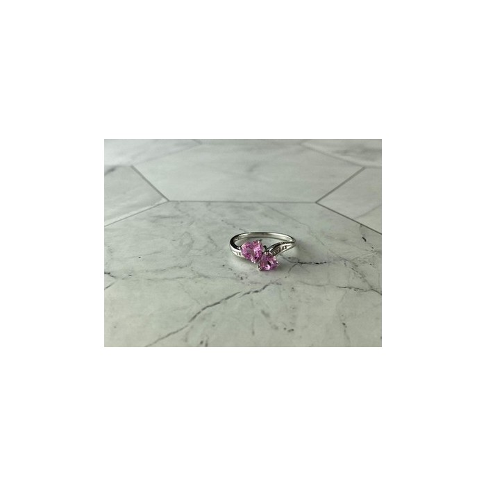 925 Sterling Silver Pink Topaz 