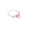 925 Sterling Silver Pink Topaz 