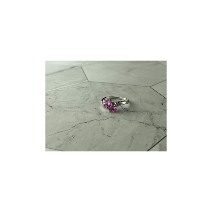925 Sterling Silver Pink Topaz 
