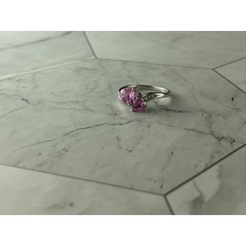 925 Sterling Silver Pink Topaz 