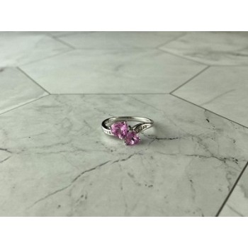 925 Sterling Silver Pink Topaz 