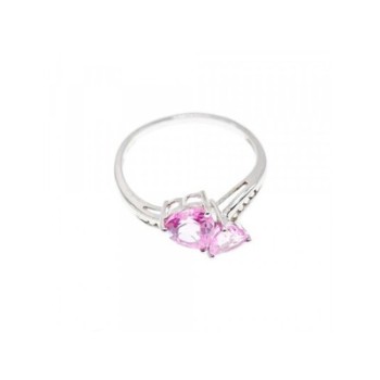 925 Sterling Silver Pink Topaz 