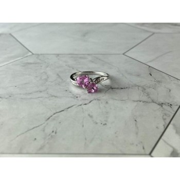 925 Sterling Silver Pink Topaz 