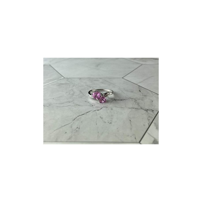 925 Sterling Silver Pink Topaz 