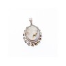 925 Sterling Silver Shell Cameo Pendant