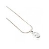 925 Sterling Silver CZ Chain with Pendant 925 Italy