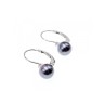 14K WHITE GOLD PEARLS & DIAMONDS EARRINGS