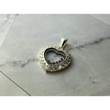 925 Sterling Silver Pink Spinel & CZ 