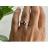 925 Sterling Silver Iolite Ring Size 7