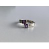 925 Sterling Silver Iolite Ring Size 7