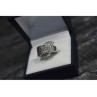 925 Sterling Silver Marcasites Ring Size 5.5