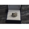 925 Sterling Silver Marcasites Ring Size 5.5