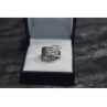 925 Sterling Silver Marcasites Ring Size 5.5