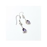925 Sterling Silver Purple Tourmaline Earrings