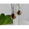 925 Sterling Silver Tiger's Eye Earrings