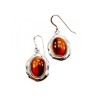925 Sterling Silver Tiger's Eye Earrings