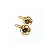 18K YELLOW GOLD BLUE SPINEL 