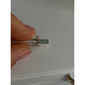 Classy 925 Sterling Silver Italy Gold Plated Part Bracelet Length 7.5 Inch