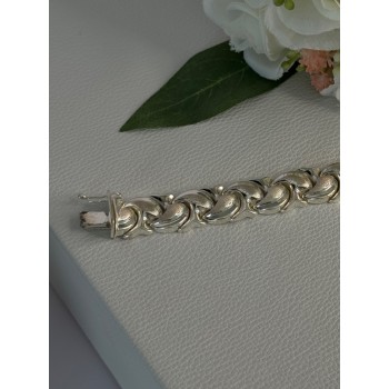 Elegant 925 Sterling Silver Bracelet Length 7.5 Inch