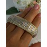Italy Milor 925 Sterling Silver Gold Plated Bracelet Length 7.5 Inch
