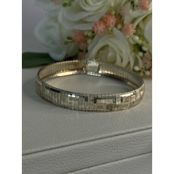 Jcm Italy 925 Sterling Silver Bracelet Length 7.5 Inch