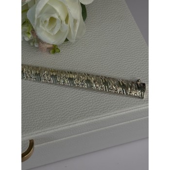 Beautiful Classy Italy 925 Sterling Silver Bracelet Length 7.5 Inch