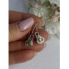 925 Sterling Silver Peridot Earrings & Pendant Set