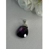 925 Sterling Silver Amethyst Pendant Length 1.40 Inch