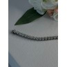 Beautiful 925 Sterling Silver CZ Bracelet Length 7.5 Inch