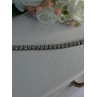 Beautiful 925 Sterling Silver CZ Bracelet Length 7.5 Inch