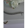 Elegant 925 Sterling Silver CZ Bracelet Length 7.5 Inch
