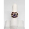 10K YELLOW GOLD & TOURMALINE RING  SIZE 5.5