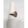 10K YELLOW GOLD & TOURMALINE RING  SIZE 5.5