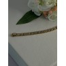 Charming 925 Sterling Silver Gold Plated Bracelet Length 8 Inch