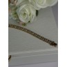 Charming 925 Sterling Silver Gold Plated Bracelet Length 8 Inch