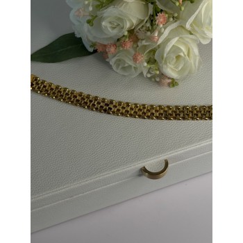 925 Sterling Silver Gold Plated Italy Milor Bracelet Length 7 Inch