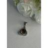 925 Sterling Silver Spinel & Beryl Pendant Length 0.95 Inch