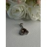 925 Sterling Silver Spinel & Beryl Pendant Length 0.95 Inch