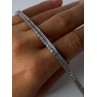 Elegant 925 Sterling Silver CZ Bracelet Length 8 Inch