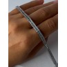 Elegant 925 Sterling Silver CZ Bracelet Length 8 Inch