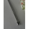 Elegant 925 Sterling Silver CZ Bracelet Length 8 Inch