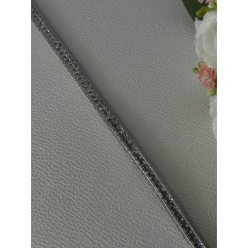 Elegant 925 Sterling Silver CZ Bracelet Length 8 Inch