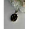 925 Sterling Silver Real Pressed Flower Pendant Length 1.70 Inch
