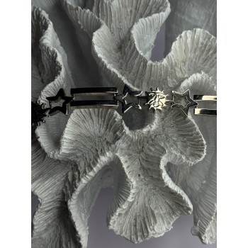 Vintage 925 Sterling Silver Sun Face Bracelet Length 8