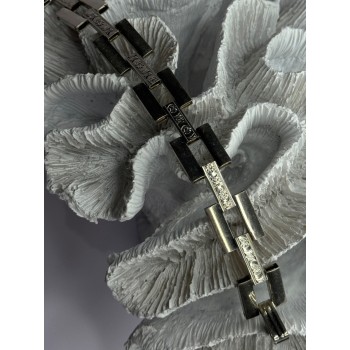 Beautiful Vintage 925 Sterling Silver Bracelet Length 7